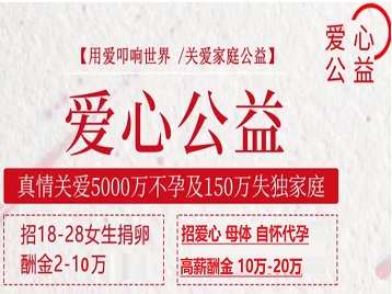 浏阳捐卵助孕生子 爱心志愿者招募